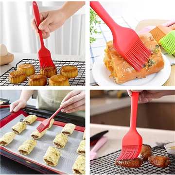 Silicone Brush Oil Basting Heat Resistant Non-Sticky Grilling