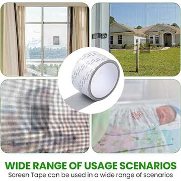 Mosquito Net Repair Tape Self-Adhesive Waterproof Mesh Repair Tape