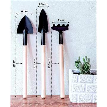 Mini Garden Tools Kit 3pcs Hand Towel Transplanter Rake Set