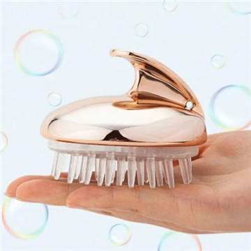 Soft Silicone Battery Powered Scalp Shampoo Brush Head Massager...