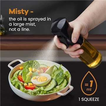 2-in-1 Glass Oil Sprayer & Dispenser