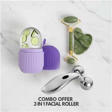 3-Piece Facial Massage Roller Set